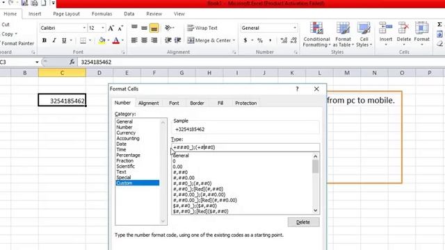 Add + sign to Contact Numbers in Excel to Export Numbers from pc to mobile смотреть онлайн
