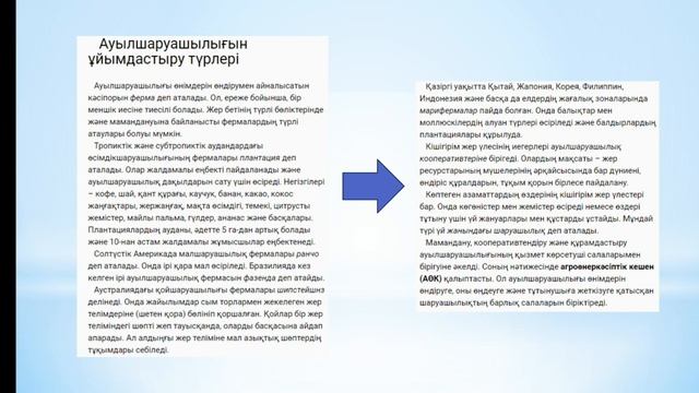 Ауылшаруашылық, өнеркәсіп және қызмет салаларын ұйымдастыру түрлері, 8-сынып география смотреть онлайн
