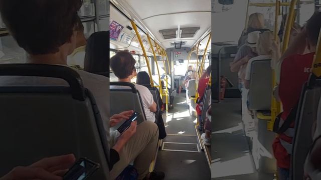 Поездка на автобусе МАЗ 206 2е маршрут смотреть онлайн
