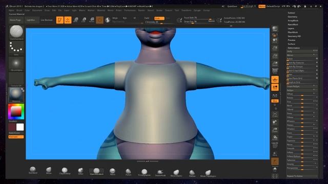 How i make clothing in zbrush to blender смотреть онлайн