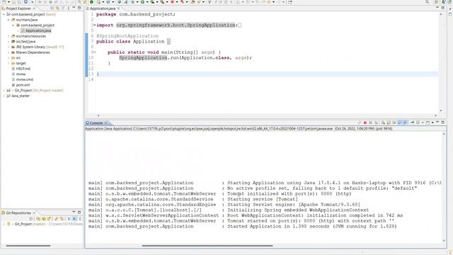 How to create a simple Spring Boot project in start.spring.io смотреть онлайн
