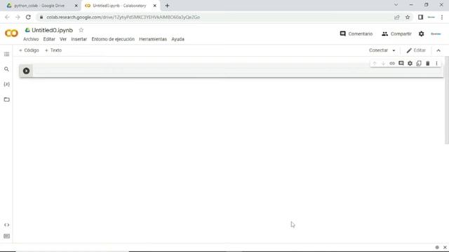GOOGLE COLAB | Instalación para trabajar con Python usando usando herramientas de la nube de Google смотреть онлайн