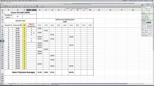 Sample Assessment Spreadsheet смотреть онлайн