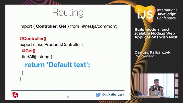 Build modern and scalable Node.js Web Applications with Nest | Dariusz Kalbarczyk смотреть онлайн