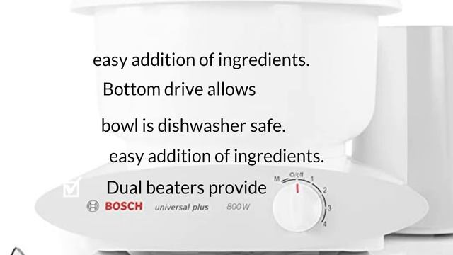 BOSCH MUM6N10UC Universal Plus Stand Mixer 2022 смотреть онлайн
