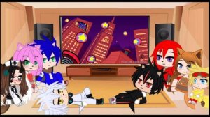 Реакция Соника и его друзей на анимацию "Кое что о ёжике Сонике"