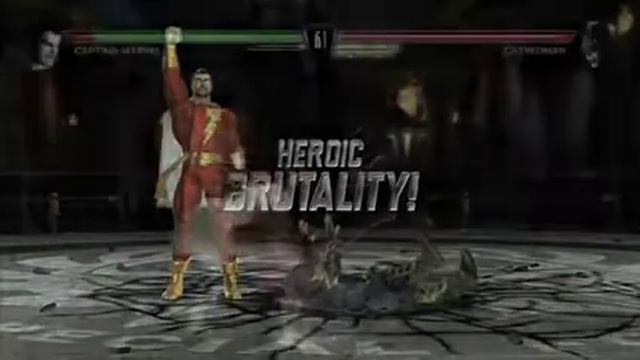 Mortal Kombat vs DC Universe DC Capitan Marvel Heroic Brutalities смотреть онлайн