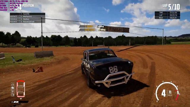 Wreckfest - "Dominator: Tuned" Test Drive Gameplay [1080p60FPS] смотреть онлайн