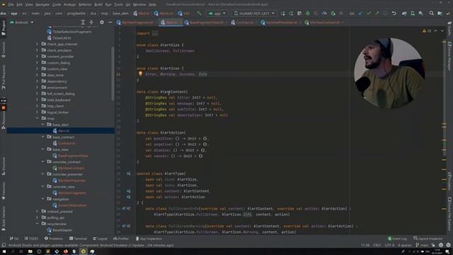 ✔️ [MODEL VIEW PRESENTER] COMO NAVEGAR E EXIBIR ALERTAS NO PADRÃO MVP EM KOTLIN NO ANDROID смотреть онлайн