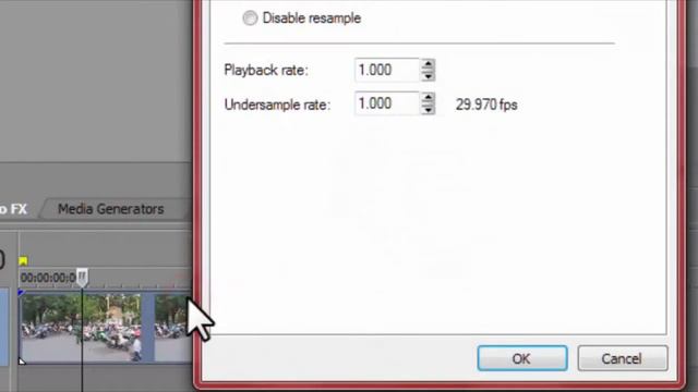 Обработка видео.Урок 01 - ускорение и замедление видео впрограмме Sony Vegas