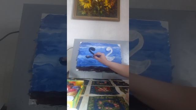 Гаврилова С А Рисование "Лебеди" для детей дошкольного возраста 5 -7 лет смотреть онлайн