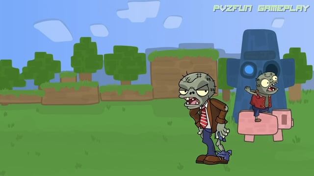 MINECRAFT vs Plant vs Zombies Complete Edition смотреть онлайн