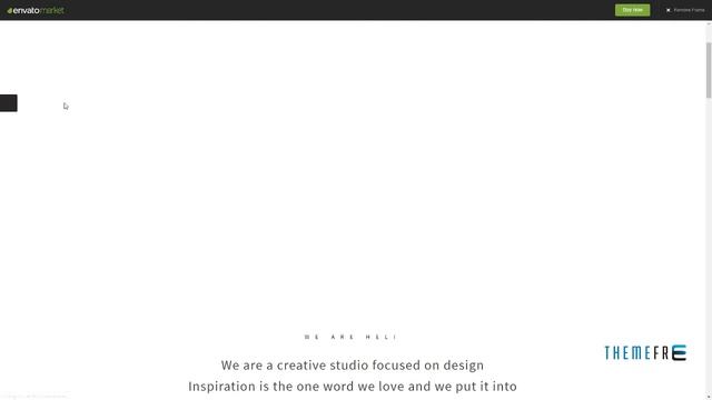 Creative Heli - Minimal Creative Black and White WordPress Theme смотреть онлайн