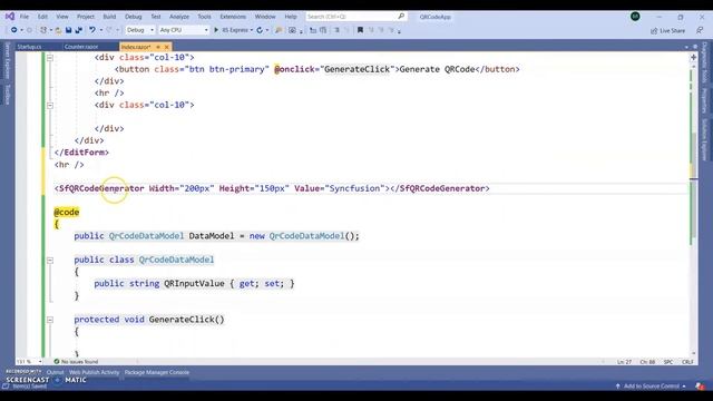 Generate QR Code in Blazor Framework смотреть онлайн