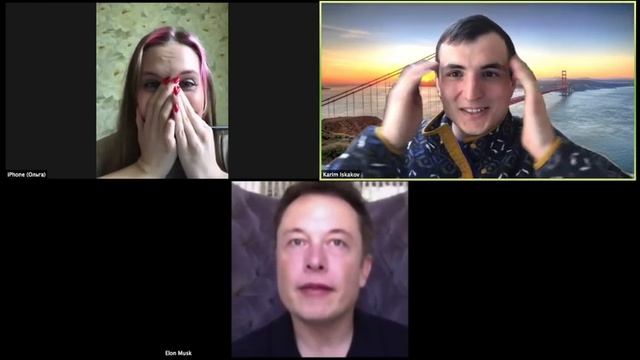 Elon Musk joined our Zoom call | Avatarify смотреть онлайн