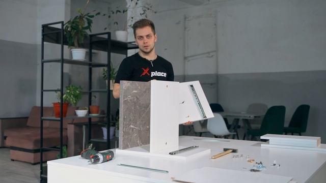 Сборка тумбочки Timi XplaceHome смотреть онлайн