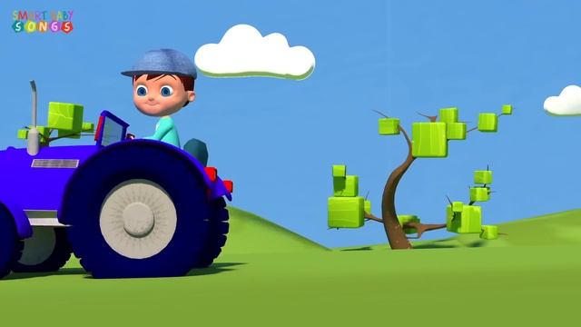 WHEELS ON THE TRAIN GO ROUND AND ROUND NURSERY RHYME PLUS MANY MORE KIDS SONGS FROM SMARTBABYSONGS смотреть онлайн