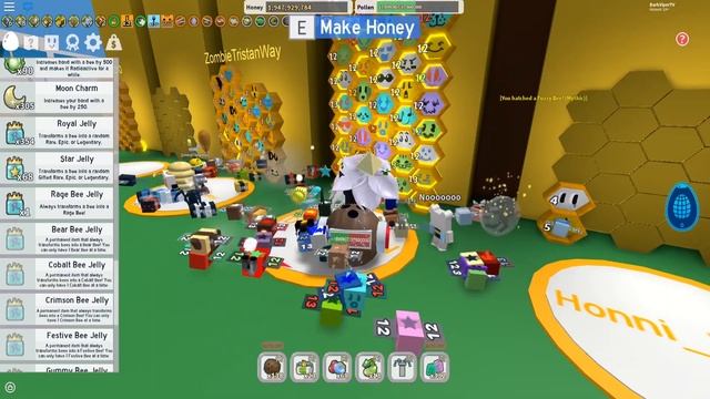 HATCHED TWO FUZZY BEES IN BEE SWARM SIM WITH ZOMBIETRISTAN смотреть онлайн
