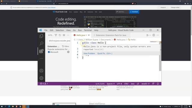 Introduction to programming 03 - First program in Java смотреть онлайн