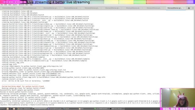 Live Coding for Live Coding (cross-posting events between twitch and youtube) смотреть онлайн