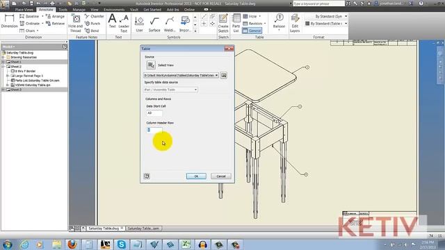 How to Import a Microsoft Excel Table onto an Autodesk Inventor Drawing смотреть онлайн