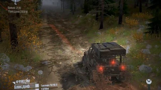 SpinTires MudRunner Карта «Тяжелая Работа (Puschkin)» смотреть онлайн