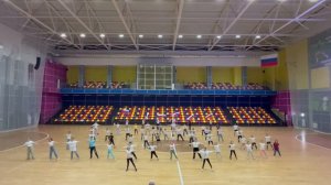 Флешмоб оздоровительного лагеря с дневным пребыванием детей «Рекорд» посвященный Дню России