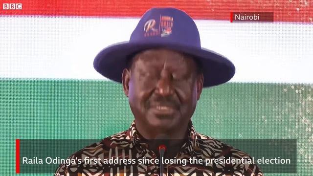 LIVE: Raila Odinga first address since Kenya's presidential elections - BBC Africa смотреть онлайн