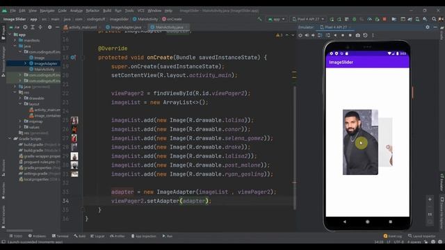 Android Infinite Auto Image Slider Using View Pager 2 | Android Studio 2022 смотреть онлайн