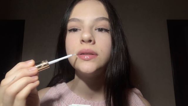 Asmr | ? Applying 100 Layers Of LIPGLOSS | ? асмр 100 слоев блеска | звуки рта | Mouth Sounds