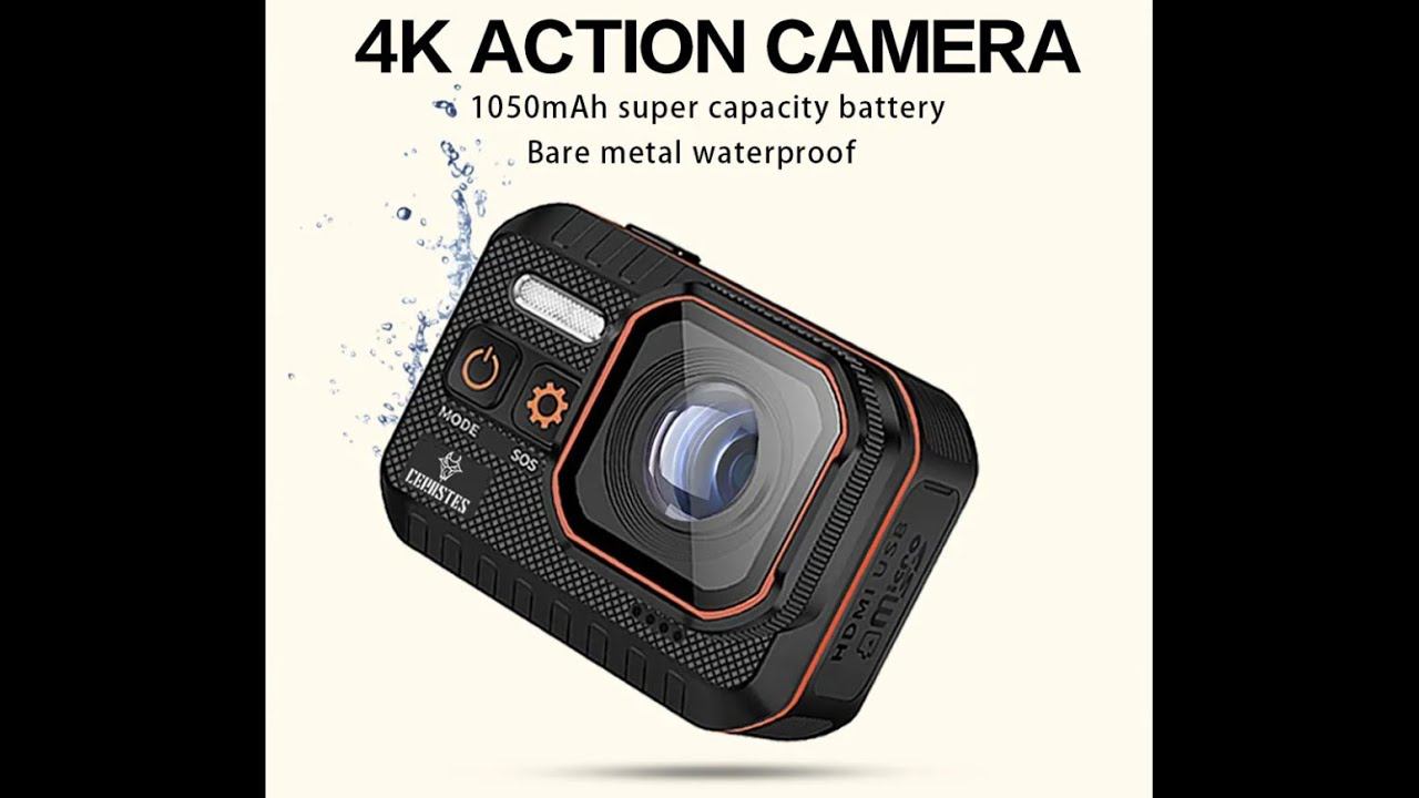 Экшн камера "CERASTES", она же "VIRAN", она же "4К", она же "NO NAME" с Алиэкспресс. смотреть онлайн