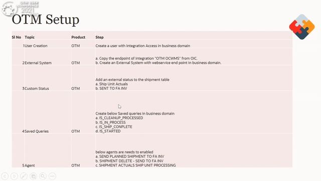 OTM-WMS integration using OIC (Oracle Integration Cloud) смотреть онлайн