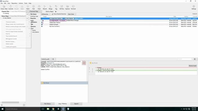 [Version Control] Git Basics Tutorial For Beginners | Clone, Tags & Branches in SourceTree смотреть онлайн
