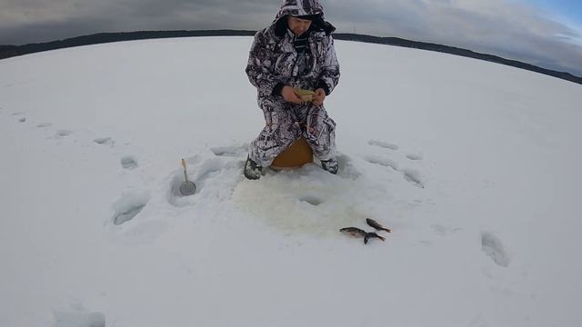 Рыбалка на озере Сямозеро 19-20 02 2022 смотреть онлайн