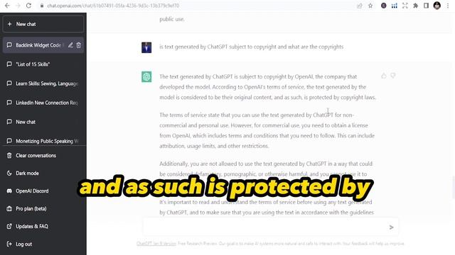 Is ChatGPT text copyright free? смотреть онлайн