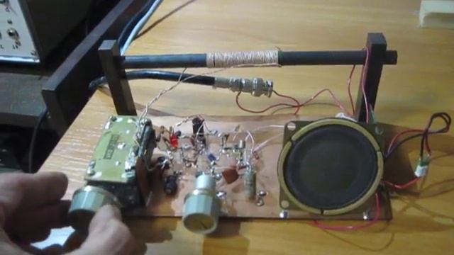Приемник прямого усиления с АРУ.Средние волны. смотреть онлайн