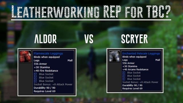 Which Leatherworking Specialization/Rep to Choose in TBC? | WoW Burning Crusade Classic смотреть онлайн