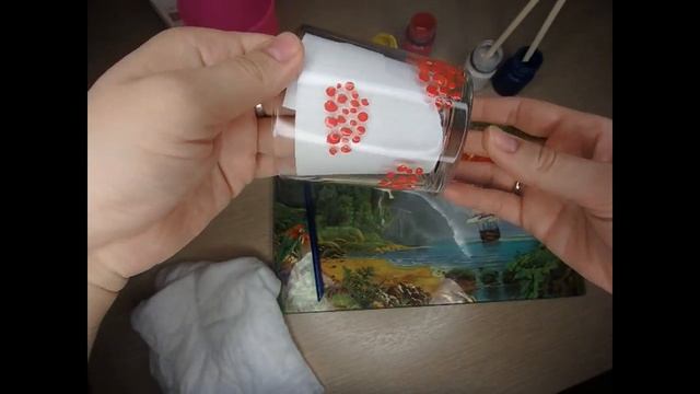 DIY роспись по стеклу акриловыми красками DECOLA смотреть онлайн