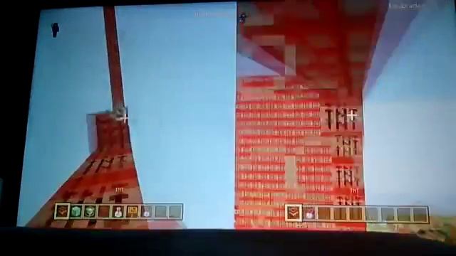 Building A 100x100 TNT Bomb In Minecraft