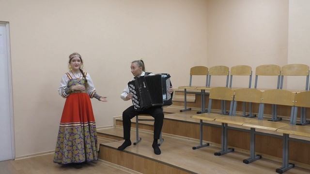 Сальникова Мария 12 лет, "Народное пение", г. Новокузнецк, ДШИ №55. "Кнопочки баянные" смотреть онлайн