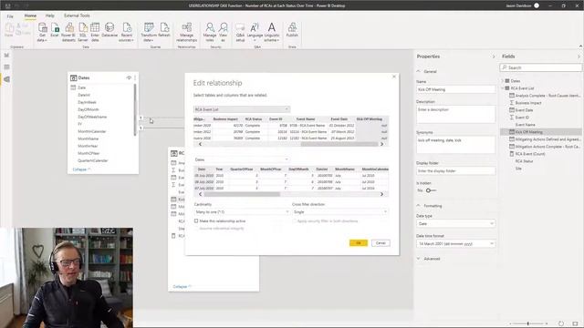 Power BI DAX USERELATIONSHIP() - Example 2 - Working with Records with Multiple Milestone Dates смотреть онлайн