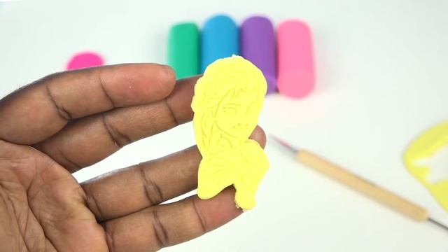 DIY How To Make Colors Kinetic Sand Flowers Learn Colors Play Doh Disney Princess Modelling Clay#04 смотреть онлайн