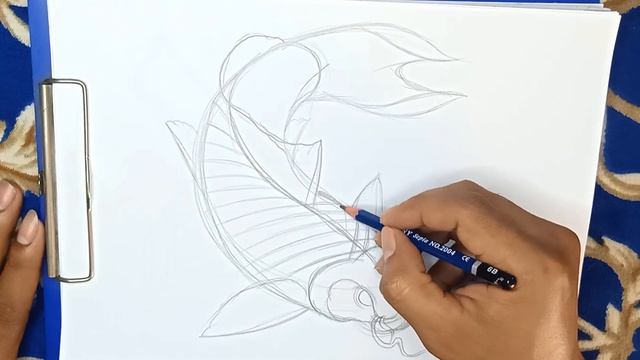 How to draw a koi fish tattoo-kio fish drawing tattoo design смотреть онлайн