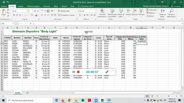 Taller No 6 Excel смотреть онлайн