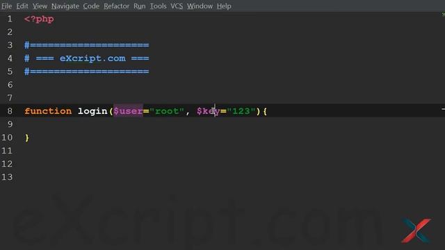 Curso de PHP - Aula 63 - Parâmetros default - eXcript смотреть онлайн