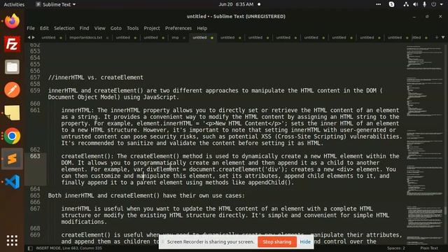 JavaScript Tutorial in Hindi #63 JavaScript innerHTML vs. createElement смотреть онлайн