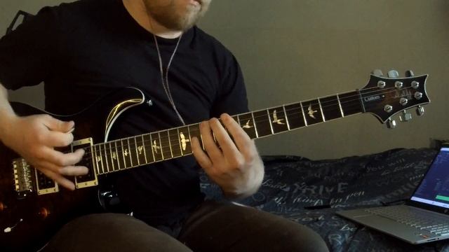 Papa Roach - Between Angels And Insects (Guitar Playthrough) PRS SE Custom 24 Quilt Black Gold Burs