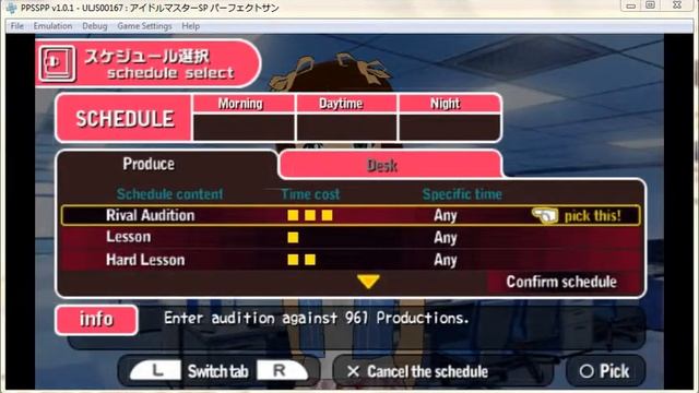 Idolmaster SP Partly Eng Patched WNGI Perfect Sun Haruka 1st Rank E Rival Audition Start смотреть онлайн