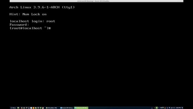 Arch Install on Virtualbox on Mint 15 смотреть онлайн