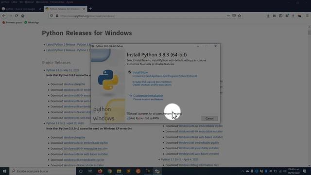 Instalar Python Windows 10 смотреть онлайн